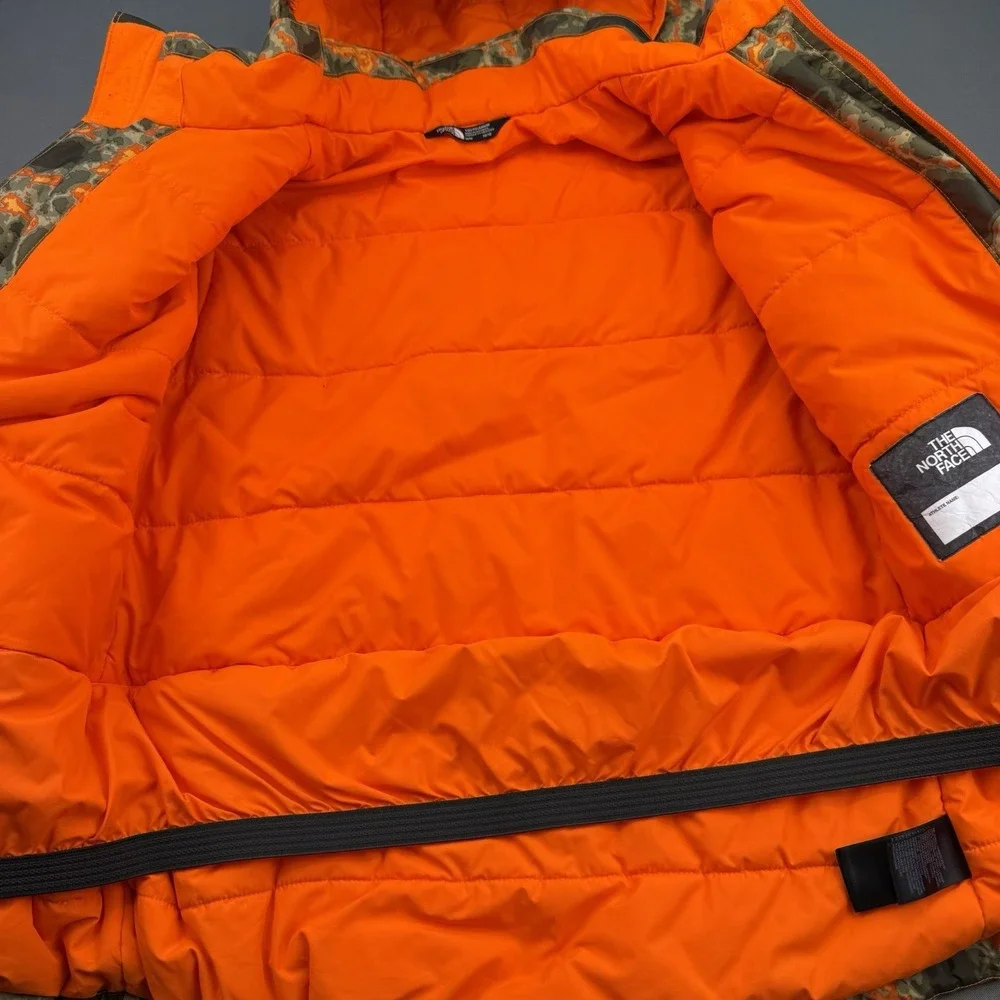 North Face Youth Snowquest Plus Insulated Jacket Camo Sz 10/12 DryVent‎ Outdoors